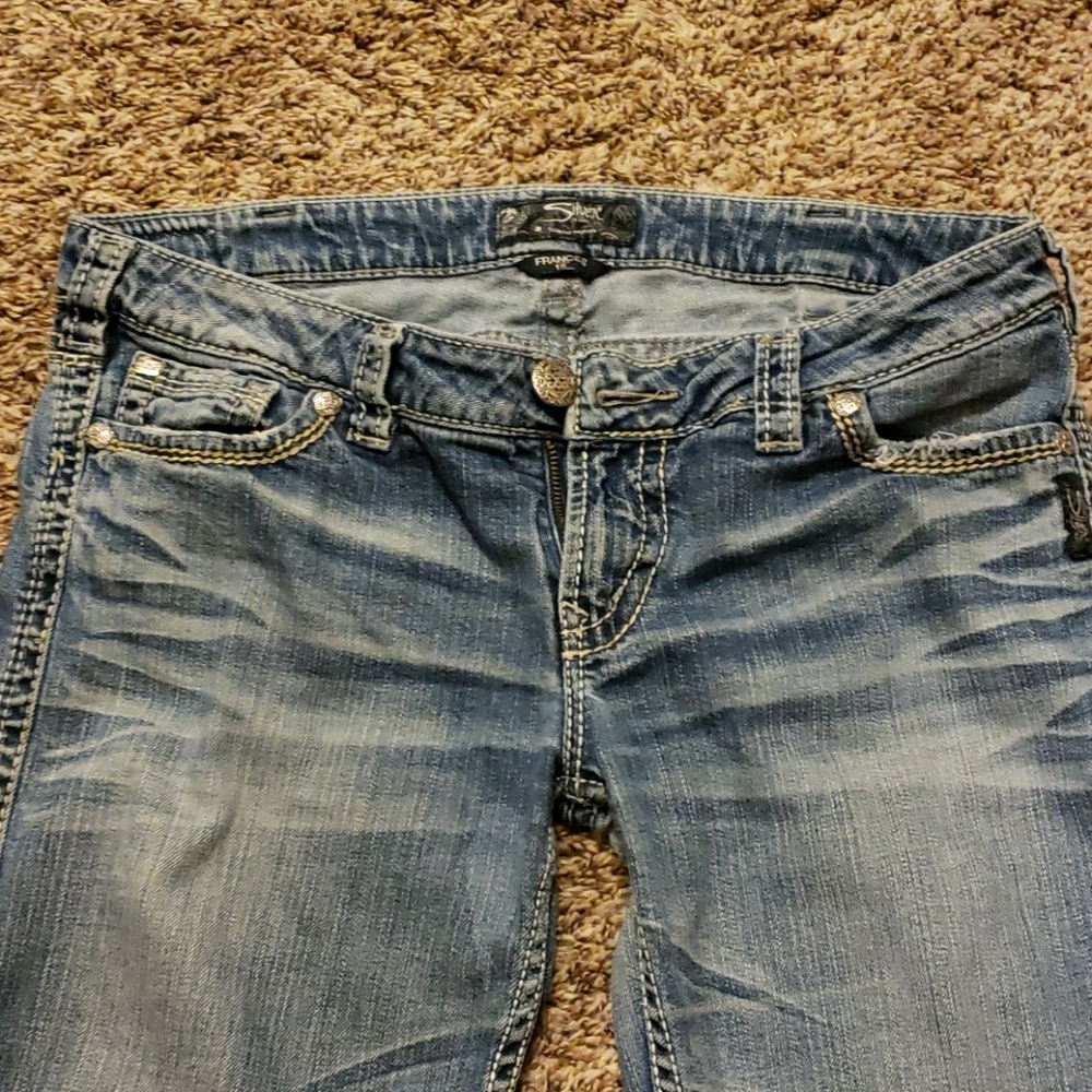Silver jeans